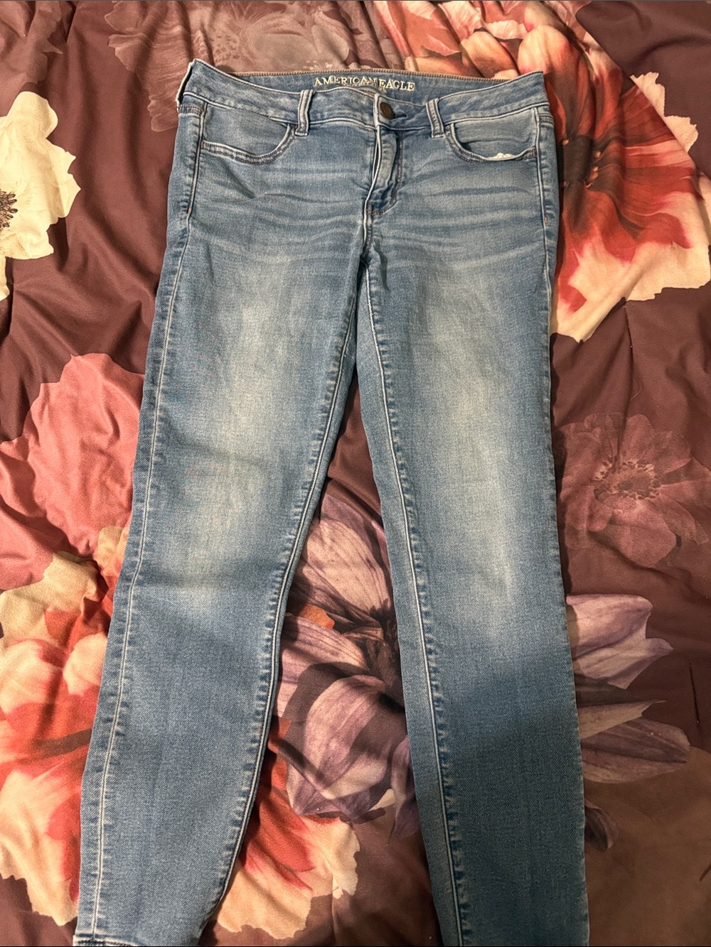 American Eagle Outfitters Light Blue Skinny Jeans - Women's